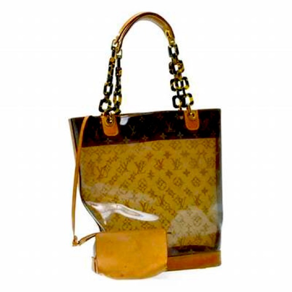 Louis Vuitton clear tote limited edition